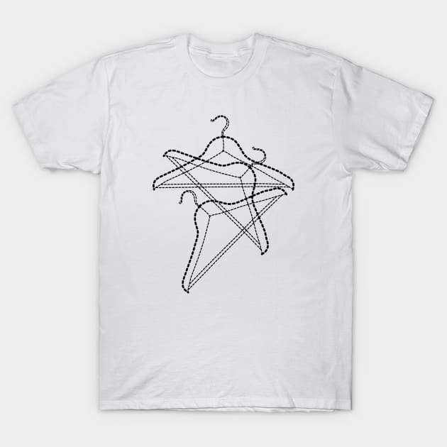 Clothes Hangers T-Shirt by Rebelform